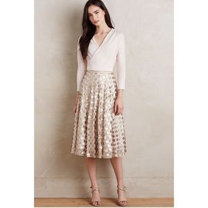 Anthropology x Eva Franco Tulle Midi Skirt